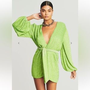 Retrofete Gabrielle Sequin Dress Size M In Perfect Condition